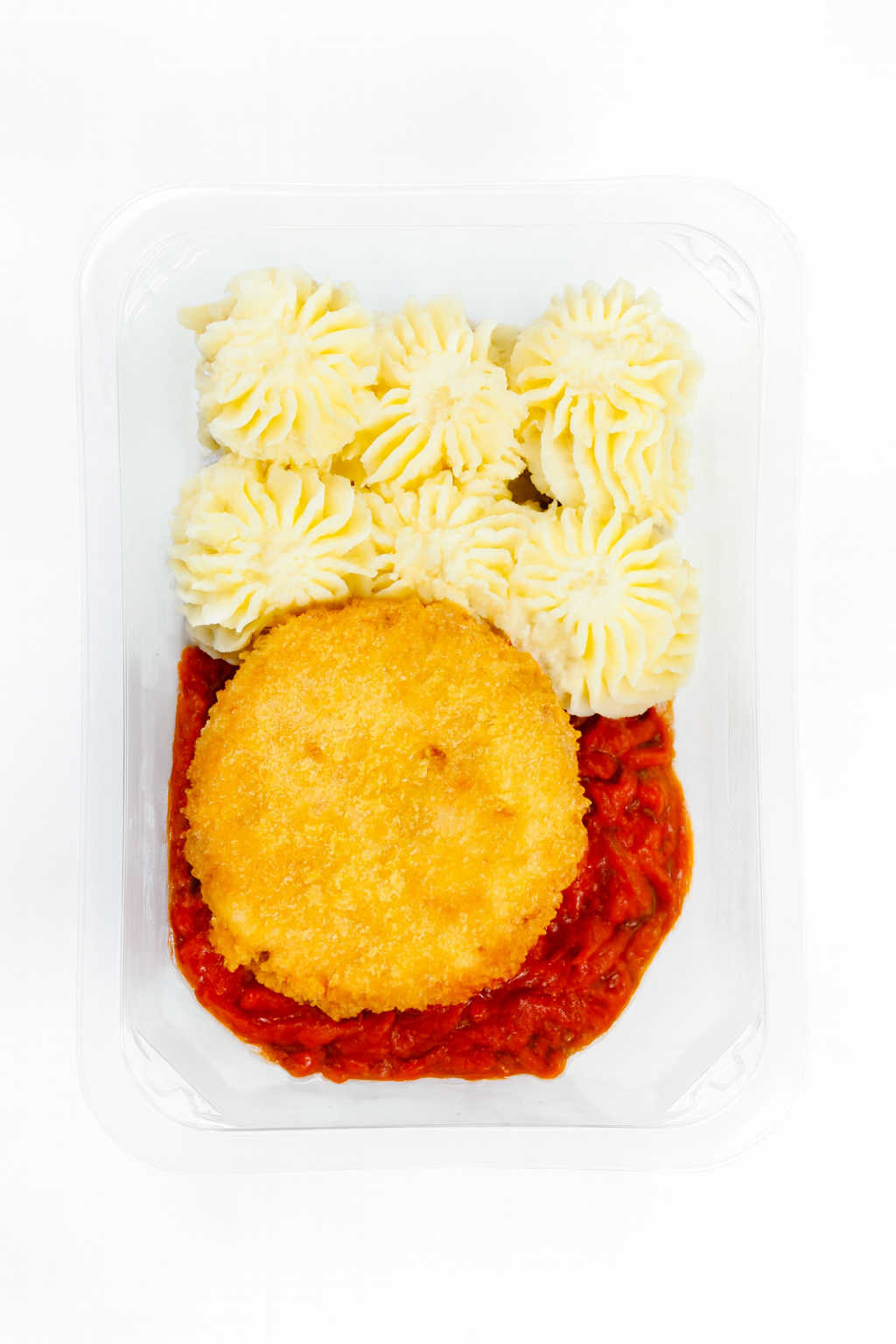 Упак Котлета пожарская с картофельным пюре (1порц)